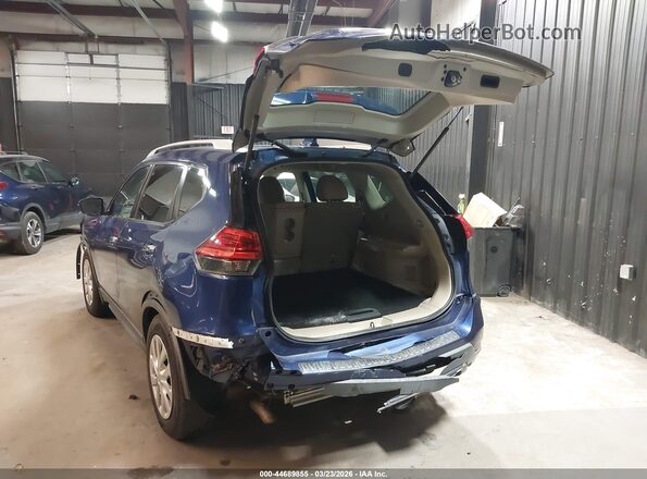 KNMAT2MT5HP522945 2017 NISSAN ROGUE Blue უკანა მარცხენა