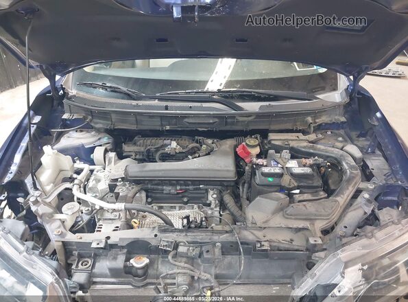 KNMAT2MT5HP522945 2017 NISSAN ROGUE Blue უკანა ხედი