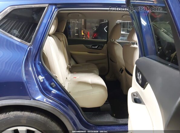 KNMAT2MT5HP522945 2017 NISSAN ROGUE Blue VIN კოდის სტიკერის ხედი