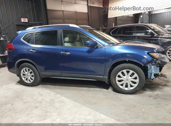 KNMAT2MT5HP522945 2017 NISSAN ROGUE Blue სალონის 360-გრადუსიანი ხედი