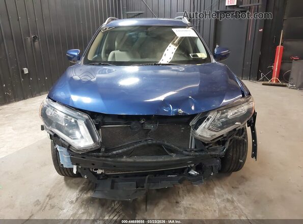 KNMAT2MT5HP522945 2017 NISSAN ROGUE Blue უკანა სალონის ხედი