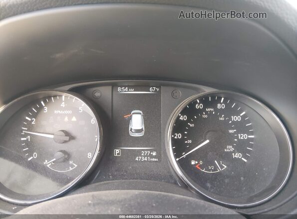 KNMAT2MT5HP550597 2017 NISSAN ROGUE White უკანა სავარძლების ხედი