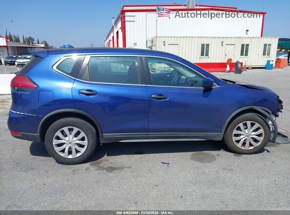 KNMAT2MT5HP570607 2017 NISSAN ROGUE Blue Widok wnętrza z tyłu