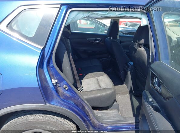 KNMAT2MT5HP570607 2017 NISSAN ROGUE Blue Widok naklejki z numerem VIN