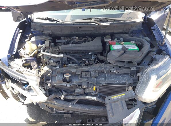 KNMAT2MT5HP570607 2017 NISSAN ROGUE Blue Widok z tyłu