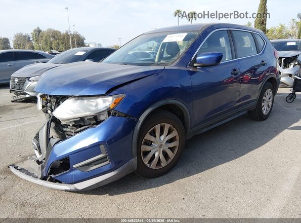 KNMAT2MT5HP570607 2017 NISSAN ROGUE Blue Przód lewy