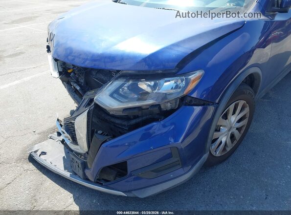 KNMAT2MT5HP570607 2017 NISSAN ROGUE Blue 