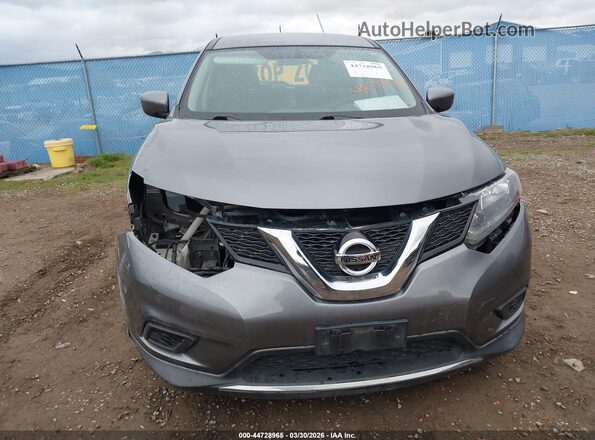 KNMAT2MT6GP663005 2016 NISSAN ROGUE Gray 