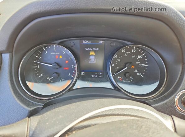 KNMAT2MT6JP564661 2018 NISSAN ROGUE Silver Widok zestawu wskaźników