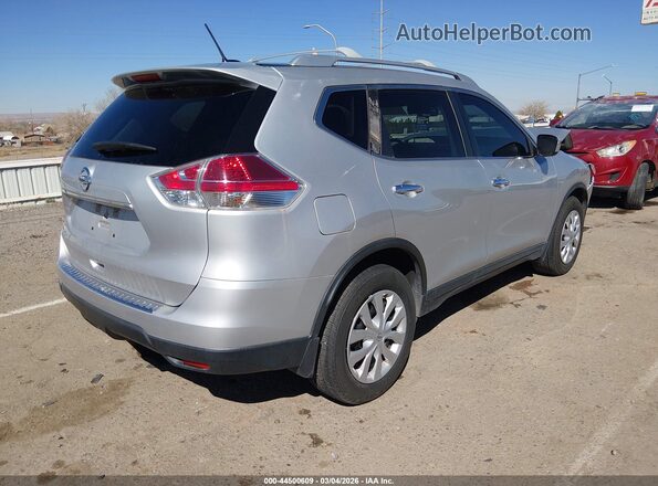KNMAT2MT7GP718450 2016 NISSAN ROGUE Silver Rear right