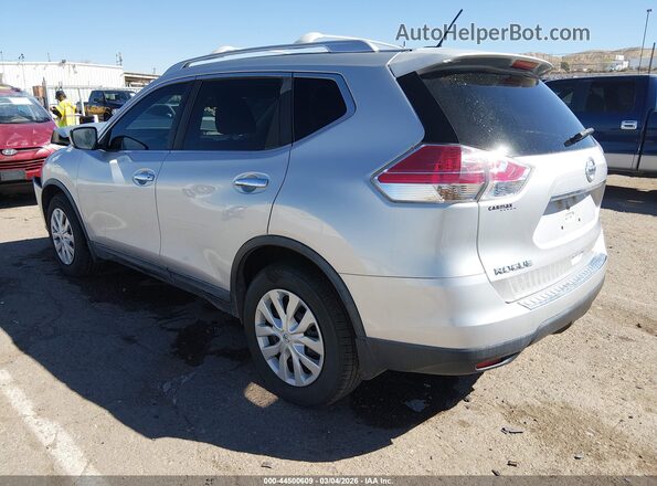 KNMAT2MT7GP718450 2016 NISSAN ROGUE Silver Rear left