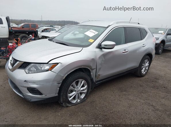 KNMAT2MT8GP631916 2016 NISSAN ROGUE Silver 