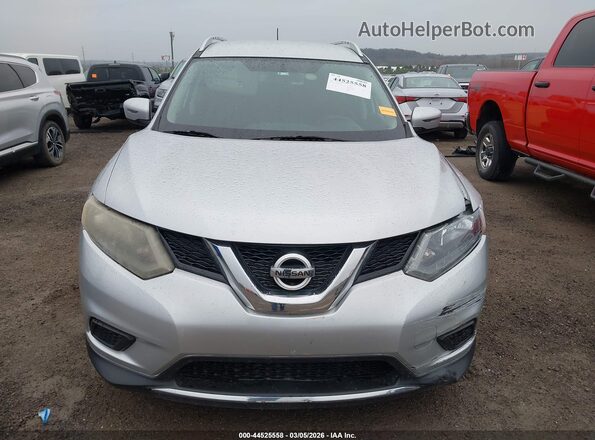 KNMAT2MT8GP631916 2016 NISSAN ROGUE Silver 