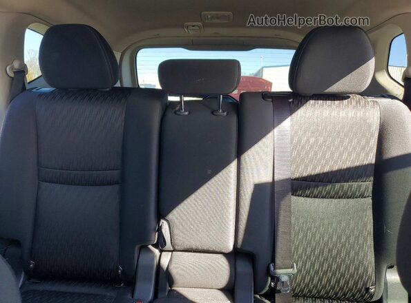 KNMAT2MT8LP501077 2020 NISSAN ROGUE Gray უკანა სავარძლების ხედი