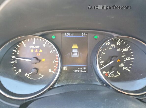 KNMAT2MT8LP501077 2020 NISSAN ROGUE Gray ხელსაწყოთა პანელის ხედი