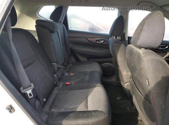 KNMAT2MV0HP599725 2017 NISSAN ROGUE White Rear seats view