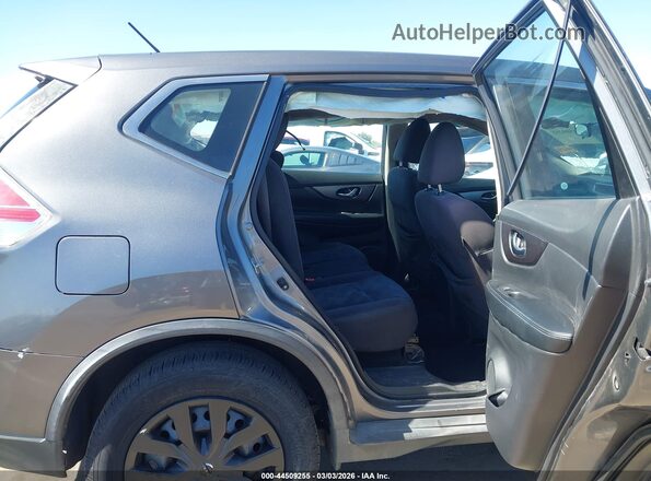 KNMAT2MV1GP688637 2016 NISSAN ROGUE Gray Vista de la etiqueta del VIN