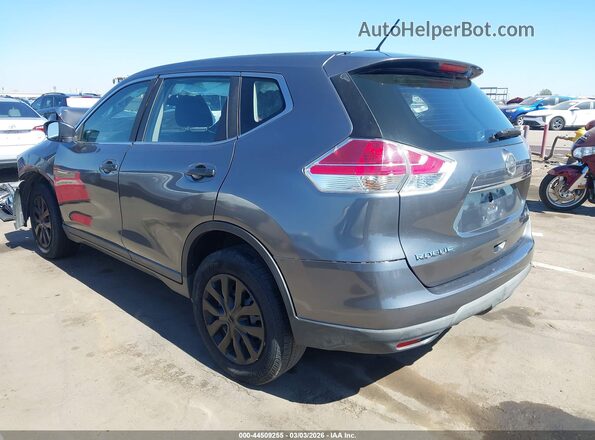 KNMAT2MV1GP688637 2016 NISSAN ROGUE Gray Trasero izquierdo