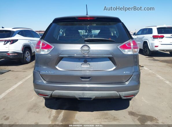 KNMAT2MV1GP688637 2016 NISSAN ROGUE Gray 