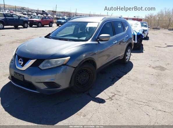 KNMAT2MV3GP617388 2016 NISSAN ROGUE Gray 