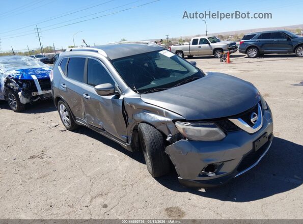 KNMAT2MV3GP617388 2016 NISSAN ROGUE Gray 