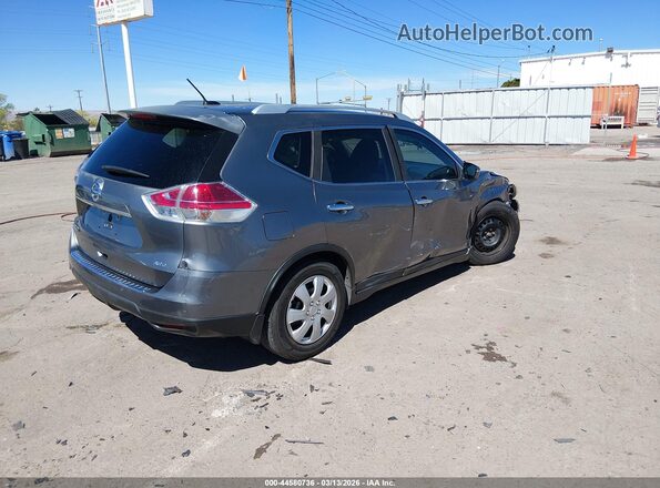 KNMAT2MV3GP617388 2016 NISSAN ROGUE Gray 
