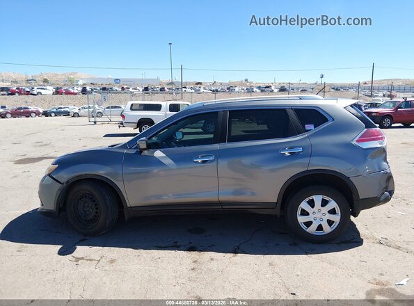 KNMAT2MV3GP617388 2016 NISSAN ROGUE Gray 