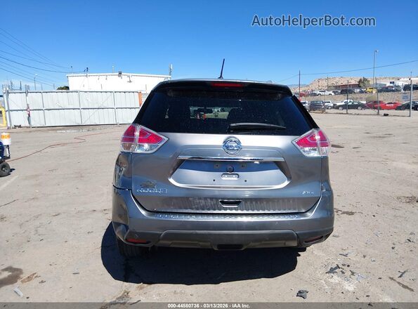 KNMAT2MV3GP617388 2016 NISSAN ROGUE Gray 