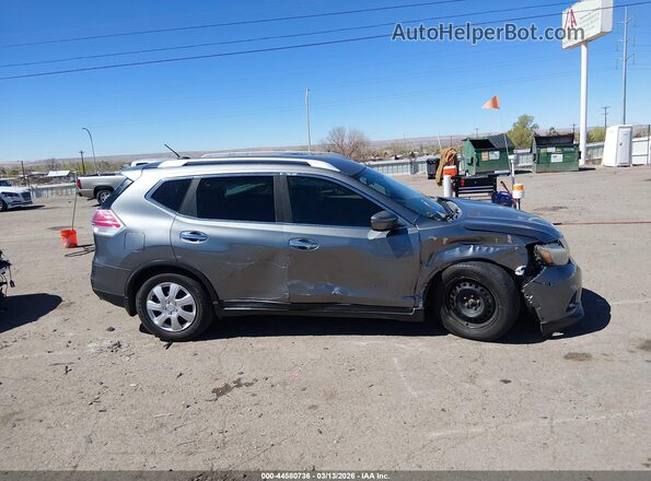 KNMAT2MV3GP617388 2016 NISSAN ROGUE Gray 