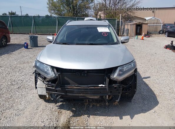 KNMAT2MV4GP700182 2016 NISSAN ROGUE Silver Вид щитка приладів