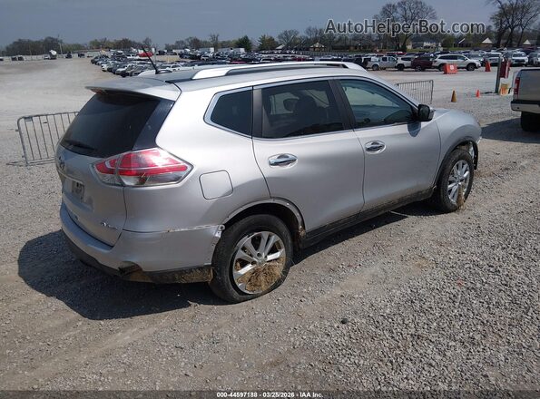 KNMAT2MV4GP700182 2016 NISSAN ROGUE Silver Задня права чверть