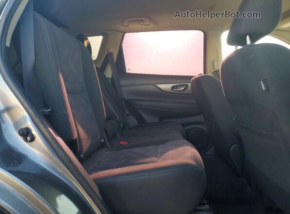 KNMAT2MV4GP704880 2016 NISSAN ROGUE Charcoal Widok wnętrza z tyłu