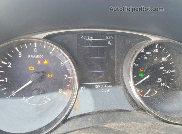KNMAT2MV4GP704880 2016 NISSAN ROGUE Charcoal Widok zestawu wskaźników