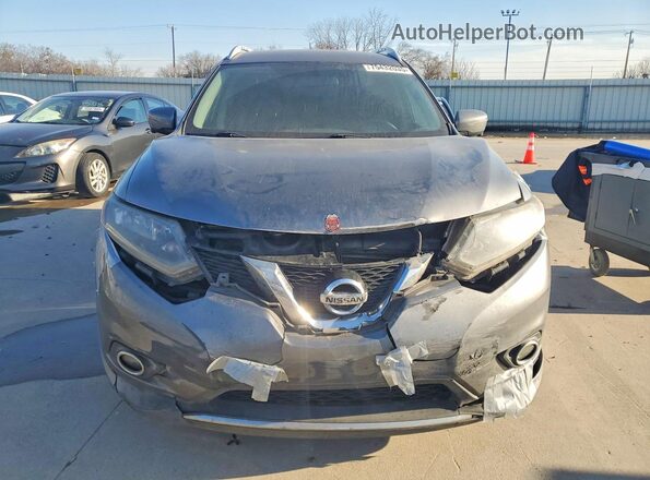 KNMAT2MV4GP704880 2016 NISSAN ROGUE Charcoal Widok z przodu