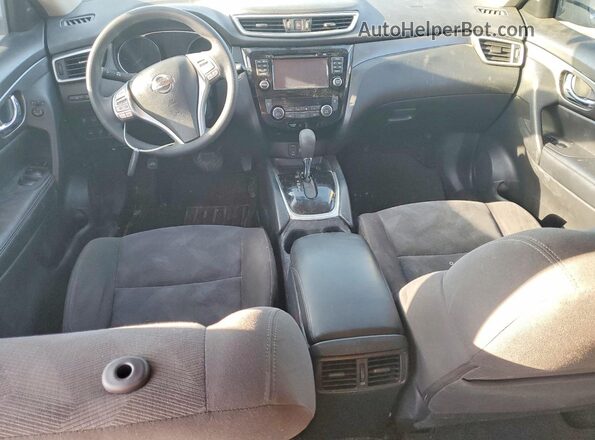 KNMAT2MV4GP704880 2016 NISSAN ROGUE Charcoal Widok deski rozdzielczej