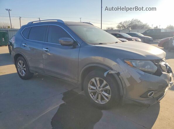 KNMAT2MV4GP704880 2016 NISSAN ROGUE Charcoal Przód prawy