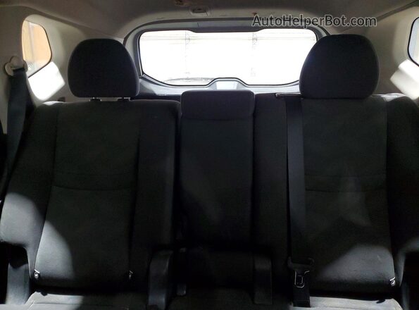 KNMAT2MV5GP690360 2016 NISSAN ROGUE Темно-бордовый Вид задних сидений