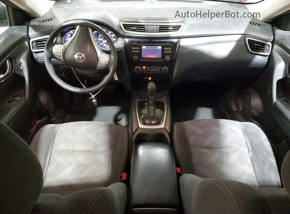 KNMAT2MV5GP690360 2016 NISSAN ROGUE Темно-бордовый Вид панели приборов