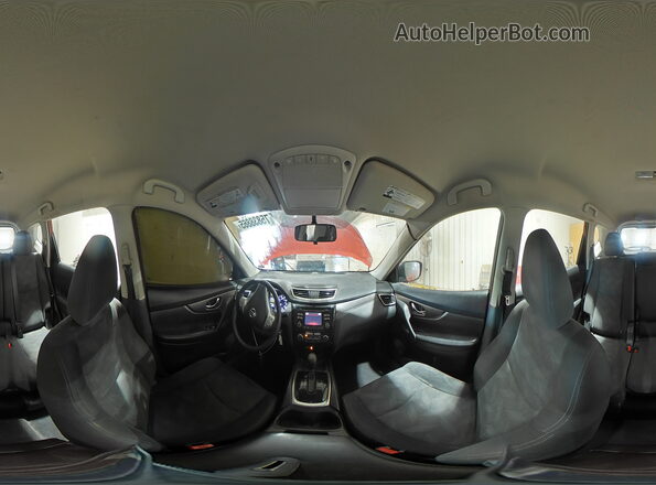 KNMAT2MV5GP690360 2016 NISSAN ROGUE Темно-бордовый 