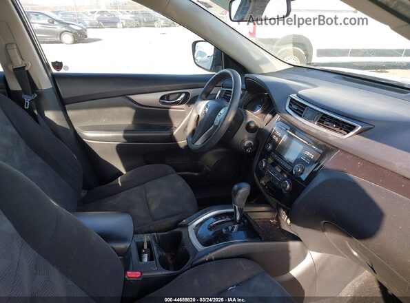 KNMAT2MV6GP720627 2016 NISSAN ROGUE Black წინა სალონის ხედი
