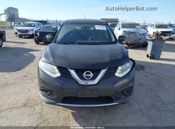 KNMAT2MV6GP720627 2016 NISSAN ROGUE Black ხელსაწყოთა პანელის ხედი