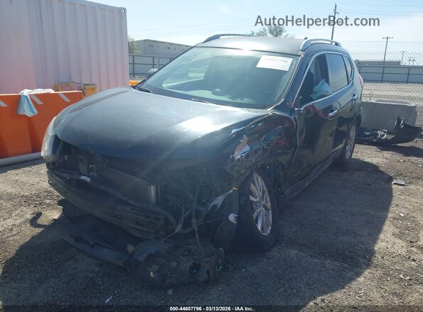 KNMAT2MV6HP576319 2017 NISSAN ROGUE Black Դիմացի տեսք