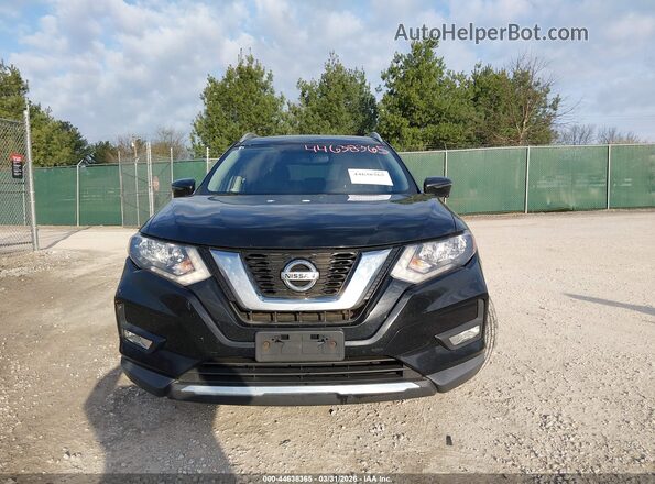 KNMAT2MV7HP524990 2017 NISSAN ROGUE Black Widok zestawu wskaźników