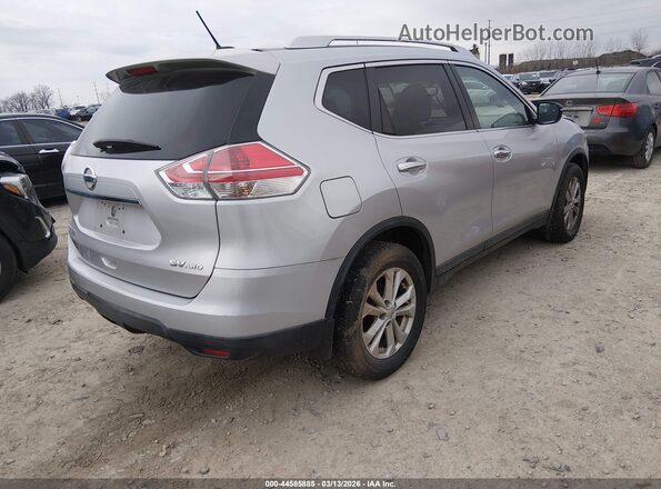 KNMAT2MV8GP694306 2016 NISSAN ROGUE Silver უკანა მარჯვენა