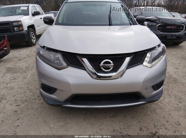 KNMAT2MV8GP694306 2016 NISSAN ROGUE Silver წინა ხედი