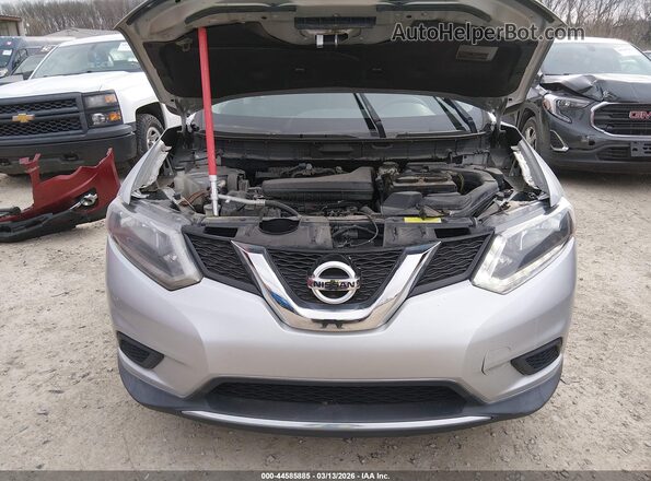 KNMAT2MV8GP694306 2016 NISSAN ROGUE Silver უკანა ხედი