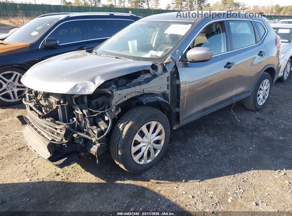 KNMAT2MV8JP543988 2018 NISSAN ROGUE Gray Przód lewy