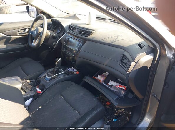 KNMAT2MV8JP543988 2018 NISSAN ROGUE Gray Widok wnętrza z przodu