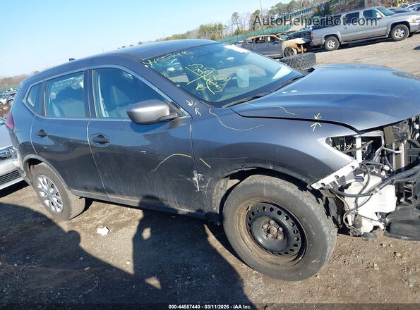 KNMAT2MV8JP543988 2018 NISSAN ROGUE Gray Widok wnętrza z tyłu