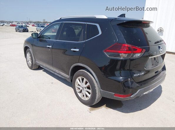 KNMAT2MVXJP593355 2018 NISSAN ROGUE Black Հետևի ձախ